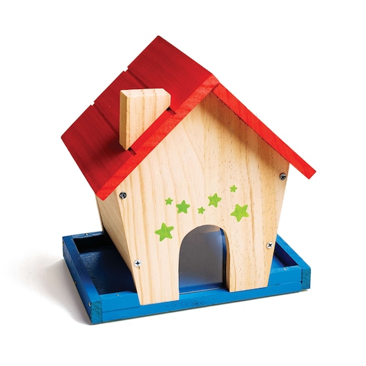 Stanley junior wooden DIY kit bird feeder.