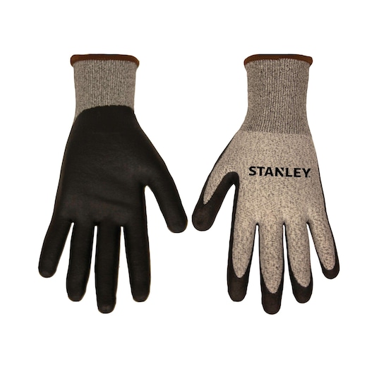 CUT RESISTANT FOAM NITRILE COATED GLOVES.