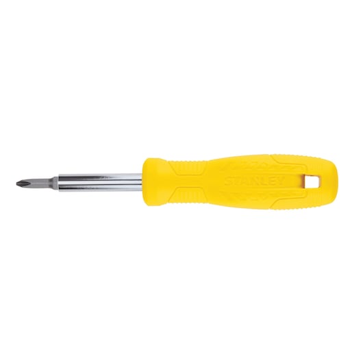6 IN 1 QUICK CHANGE INTERCHANGEABLE SCREWDRIVER.

