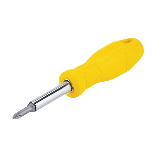 6 IN 1 QUICK CHANGE INTERCHANGEABLE SCREWDRIVER.
