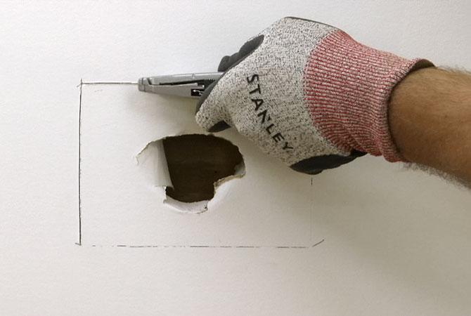 How to repair a Hole in Drywall - Step 6